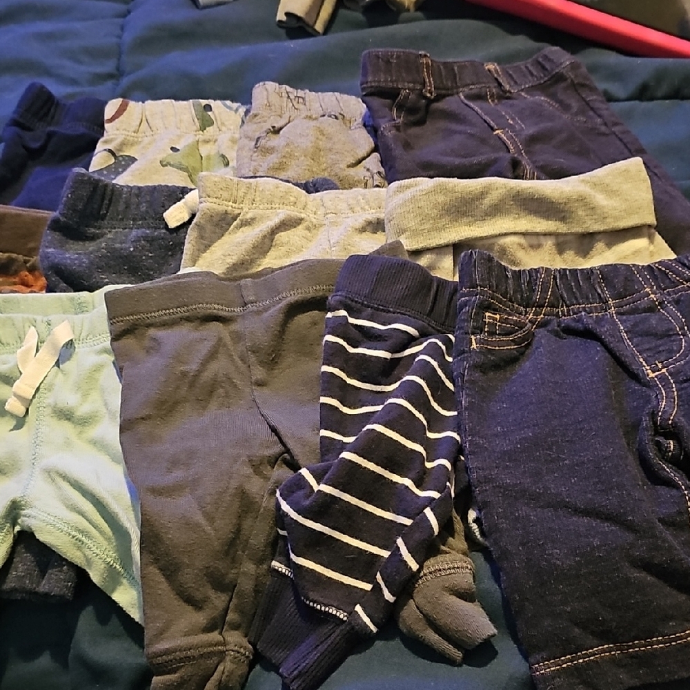 !! Assorted Baby Boy Pants and Leggings. 3 Months.          12